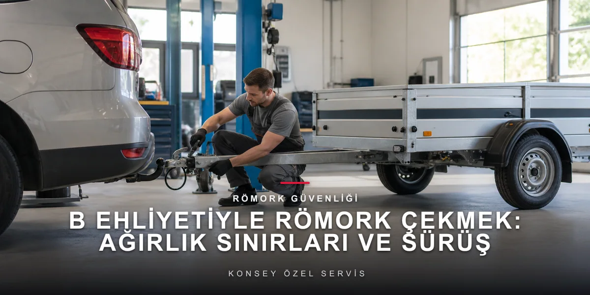 B Ehliyetiyle Römork Çekmek: Ağırlık Sınırları ve Sürüş