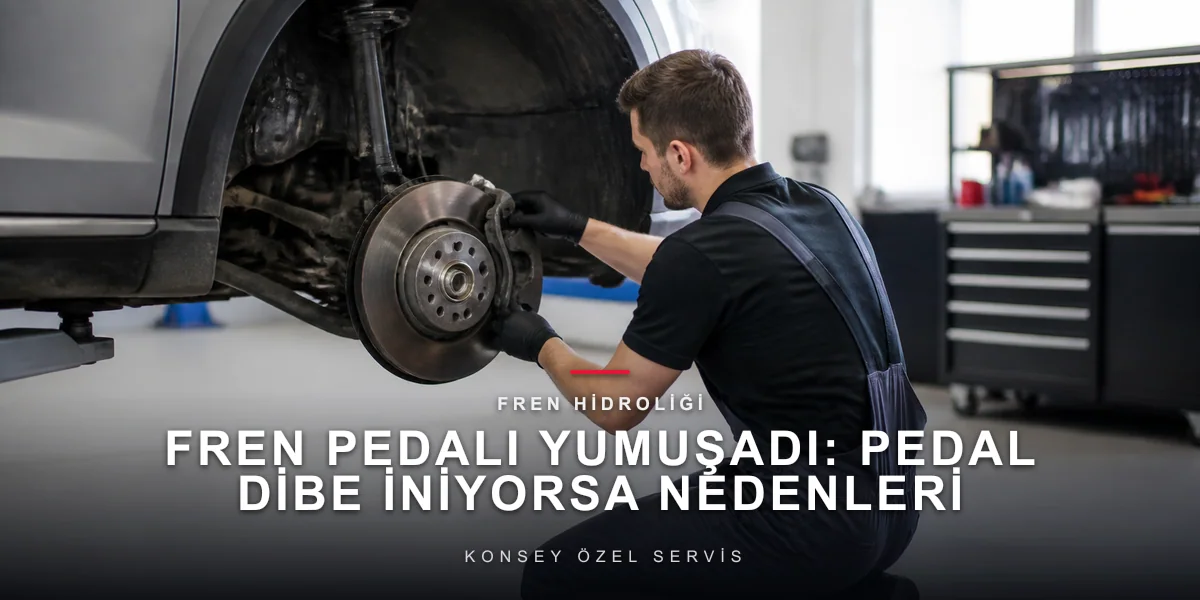 Fren Pedalı Yumuşadı: Pedal Dibe İniyorsa Nedenleri