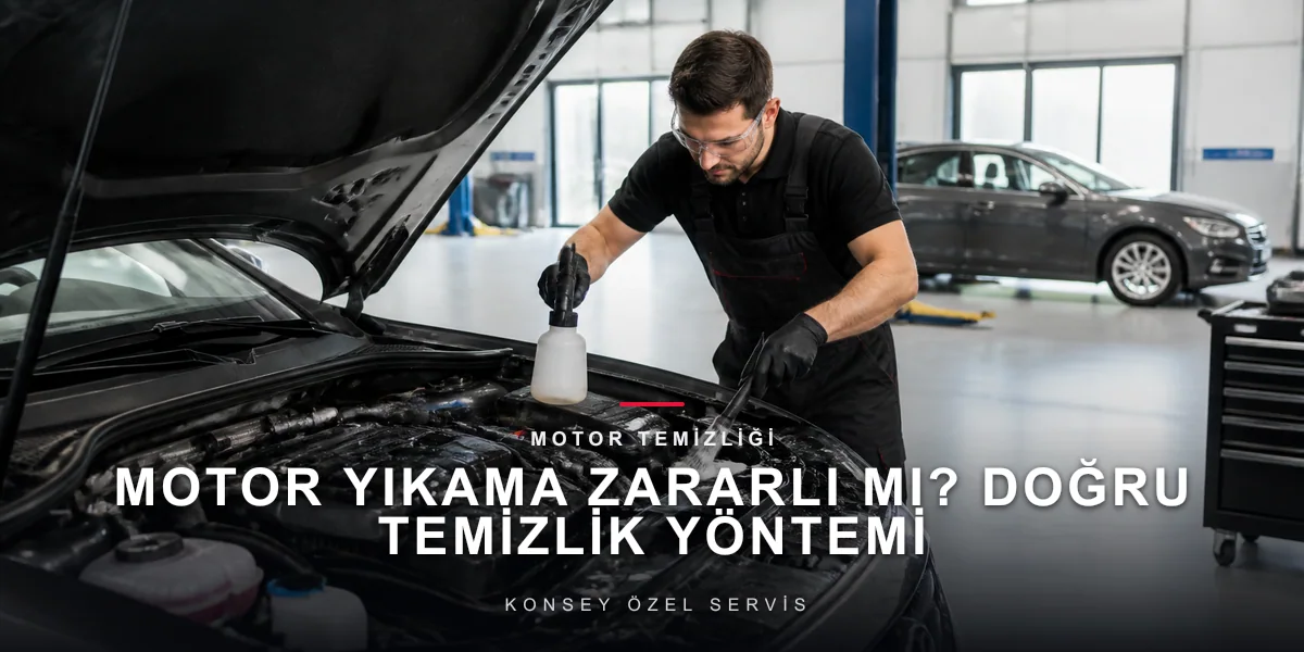 Motor Yıkama Zararlı mı? Doğru Temizlik Yöntemi