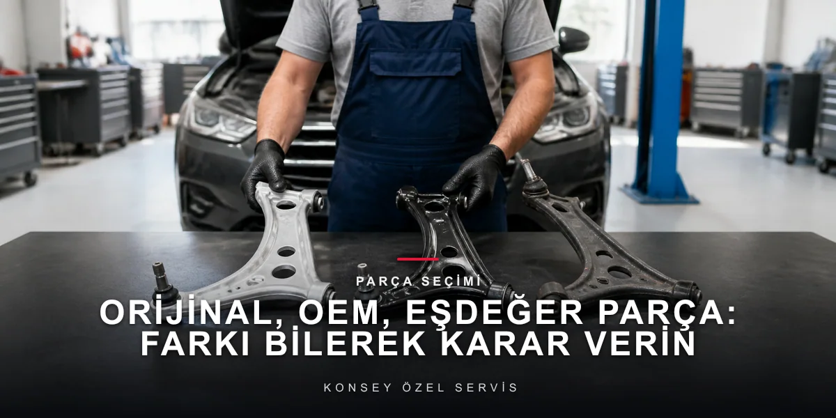 Orijinal, OEM, Eşdeğer Parça: Farkı Bilerek Karar Verin