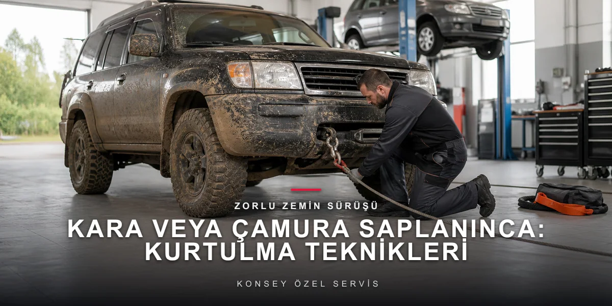 Kara veya Çamura Saplanınca: Kurtulma Teknikleri