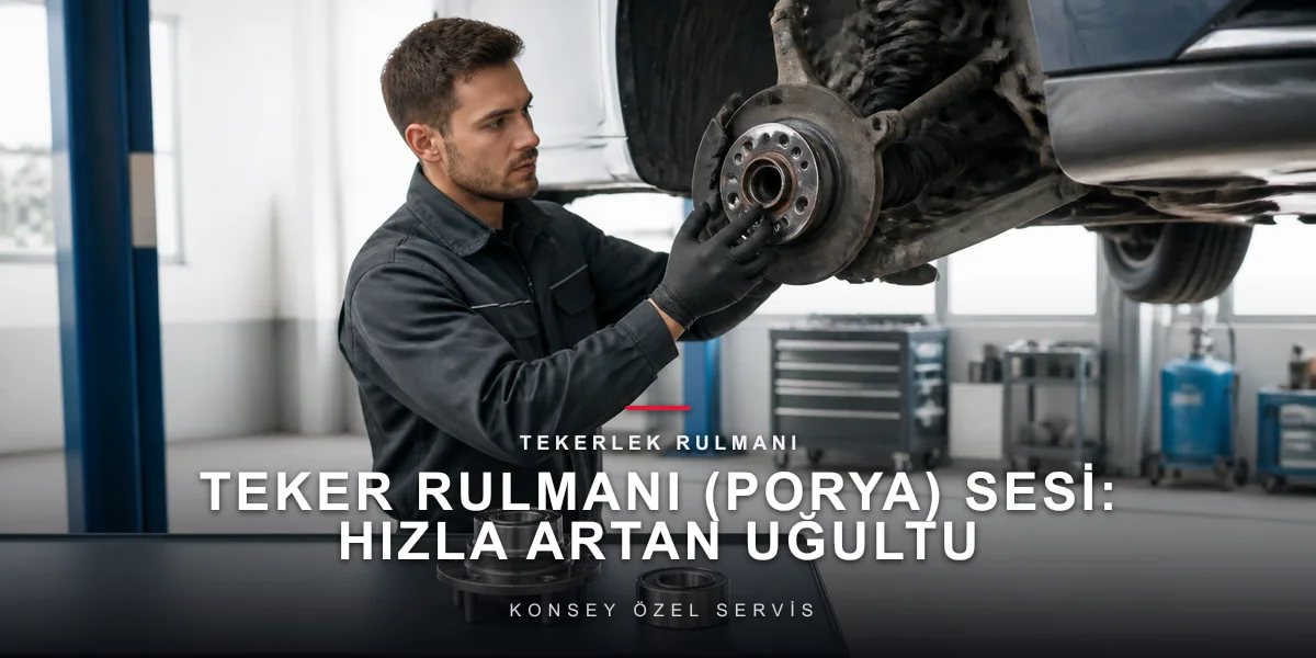Teker Rulmanı (Porya) Sesi: Hızla Artan Uğultu