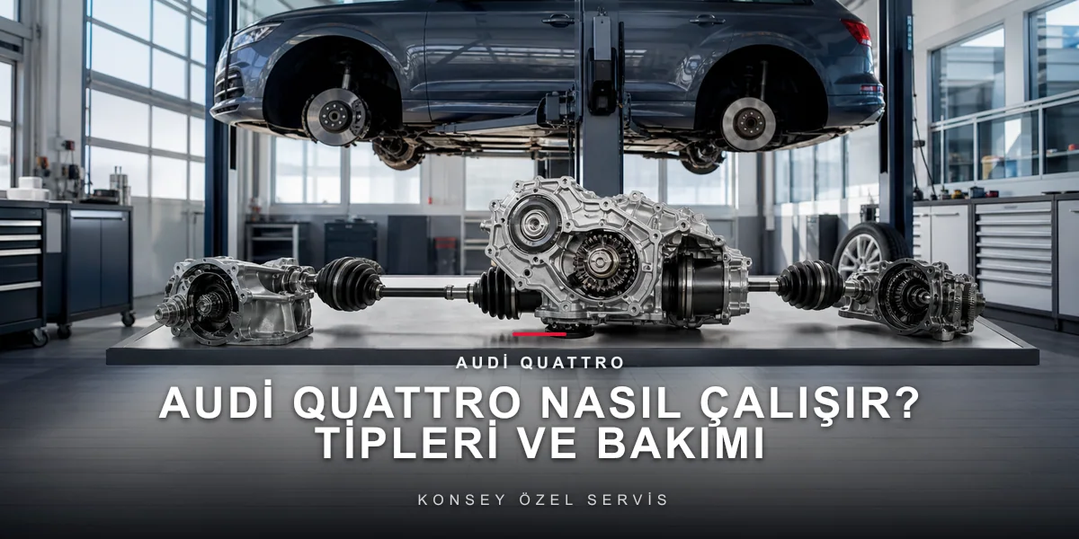 Audi quattro Nasıl Çalışır? Tipleri ve Bakımı