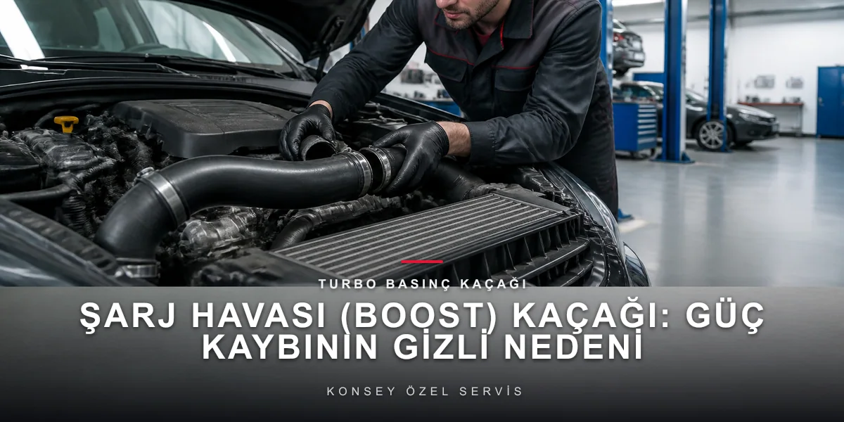 Şarj Havası (Boost) Kaçağı: Güç Kaybının Gizli Nedeni