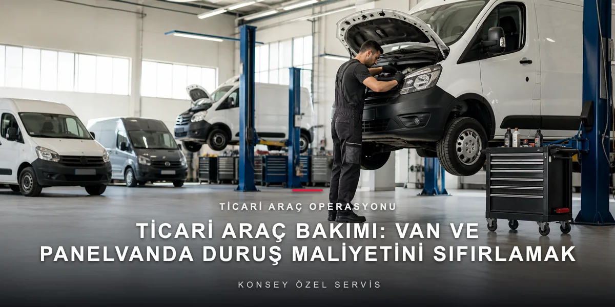 Ticari Araç Bakımı: Van ve Panelvanda Duruş Maliyetini Sıfırlamak