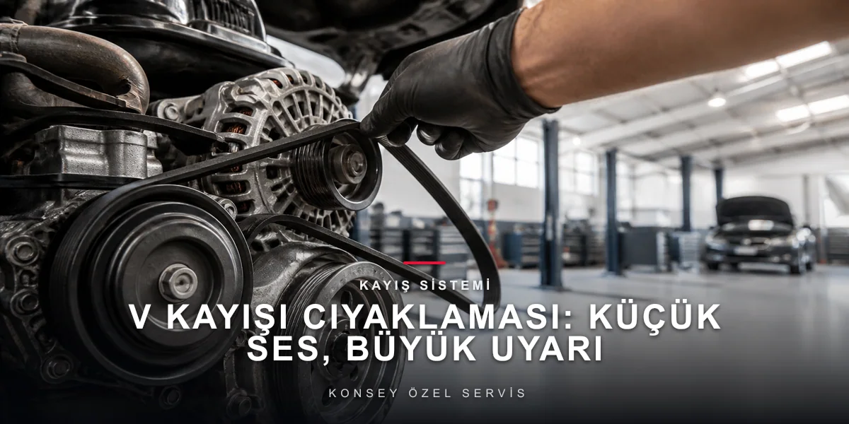 V Kayışı Cıyaklaması: Küçük Ses, Büyük Uyarı