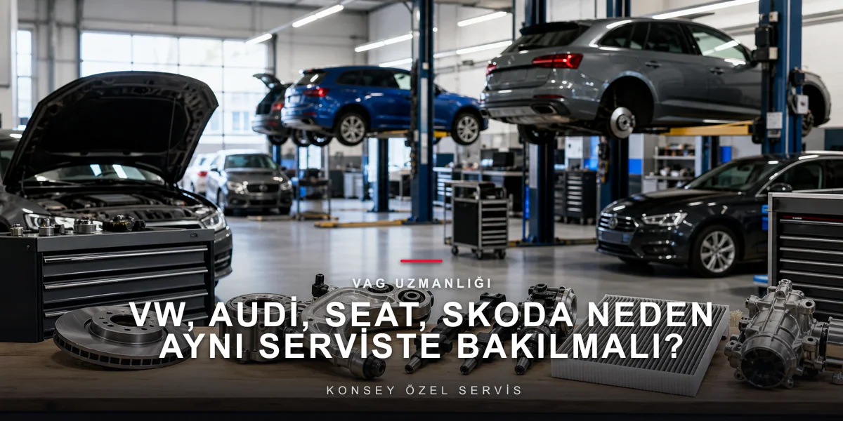 Volkswagen grubu araçlarda cihazlı teşhis ve servis planlama