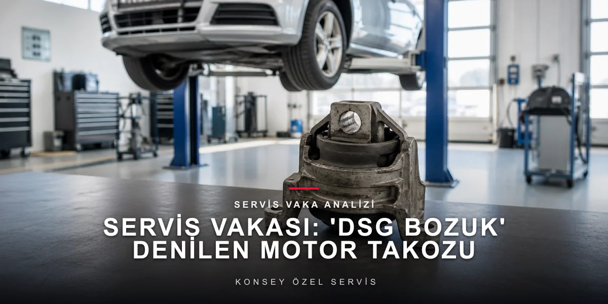 Servis Vakası: 'DSG Bozuk' Denilen Motor Takozu