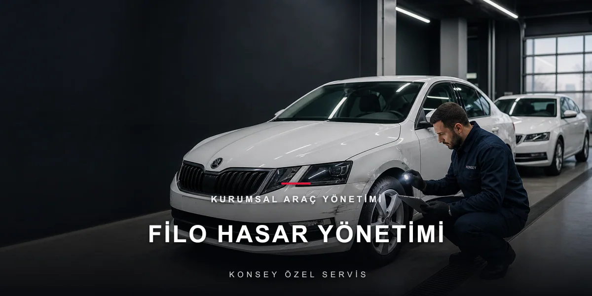 Filo Hasar Yönetimi: Küçük Hasar Birikiminin Görünmez Maliyeti için Konsey Özel Servis görseli