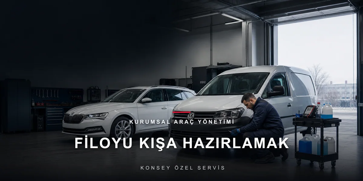 Filoyu Kışa Hazırlamak: Toplu Lastik, Akü ve Antifriz Operasyonu için Konsey Özel Servis görseli