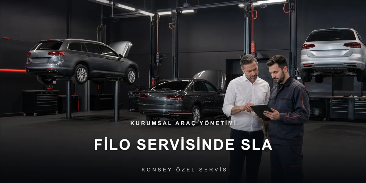 Filo Servis Sözleşmesinde SLA: Süre, İkame, Raporlama Taahhütleri için Konsey Özel Servis görseli
