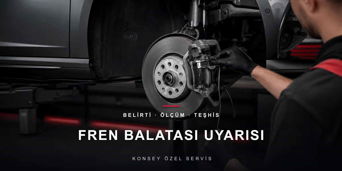 Fren Balatası Uyarısı Yandı: Aşınma Sensörünün Dili için Konsey Özel Servis görseli