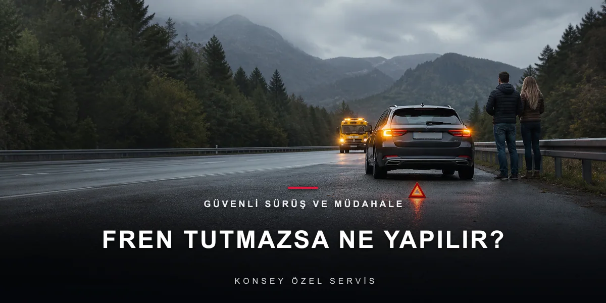 Fren Tutmazsa O An Ne Yapılır? Hayat Kurtaran Sıralama için Konsey Özel Servis görseli