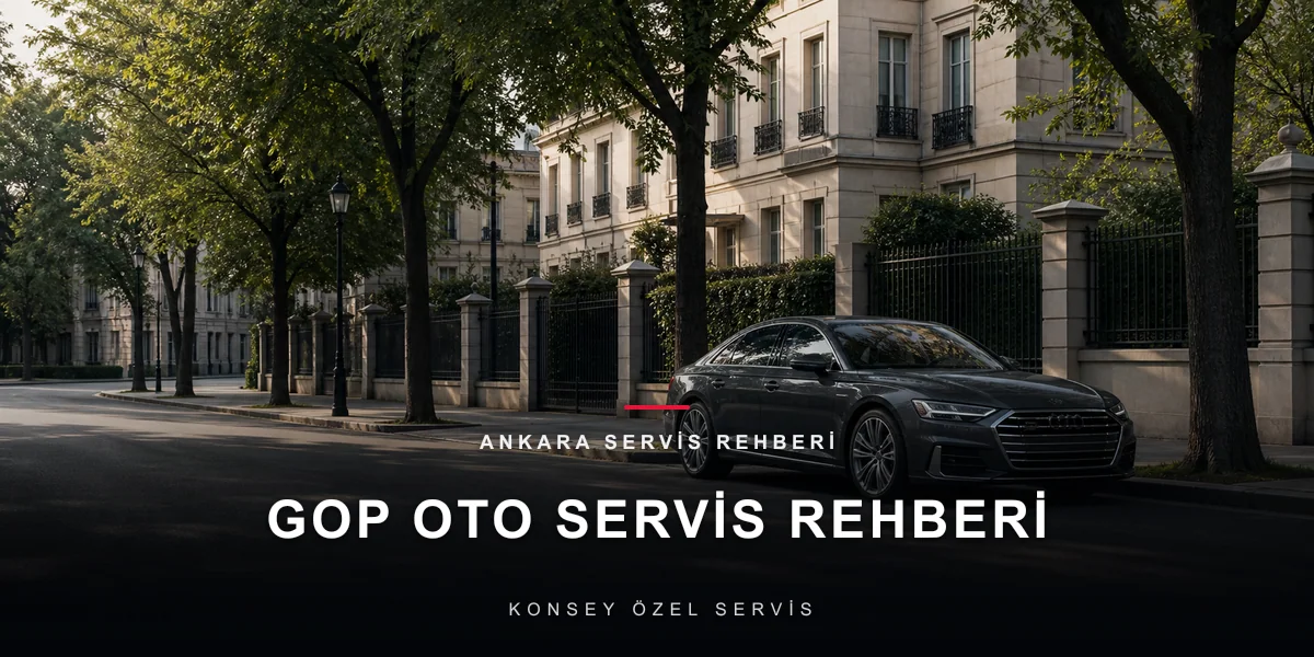 GOP ve Elçilik Bölgesi: Premium Araç Sahiplerine Yakın Servis için Konsey Özel Servis görseli