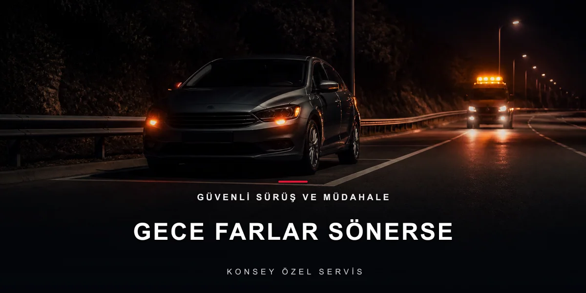Gece Yolda Far Sönerse: Karanlıkta Güvenli Devam Planı için Konsey Özel Servis görseli