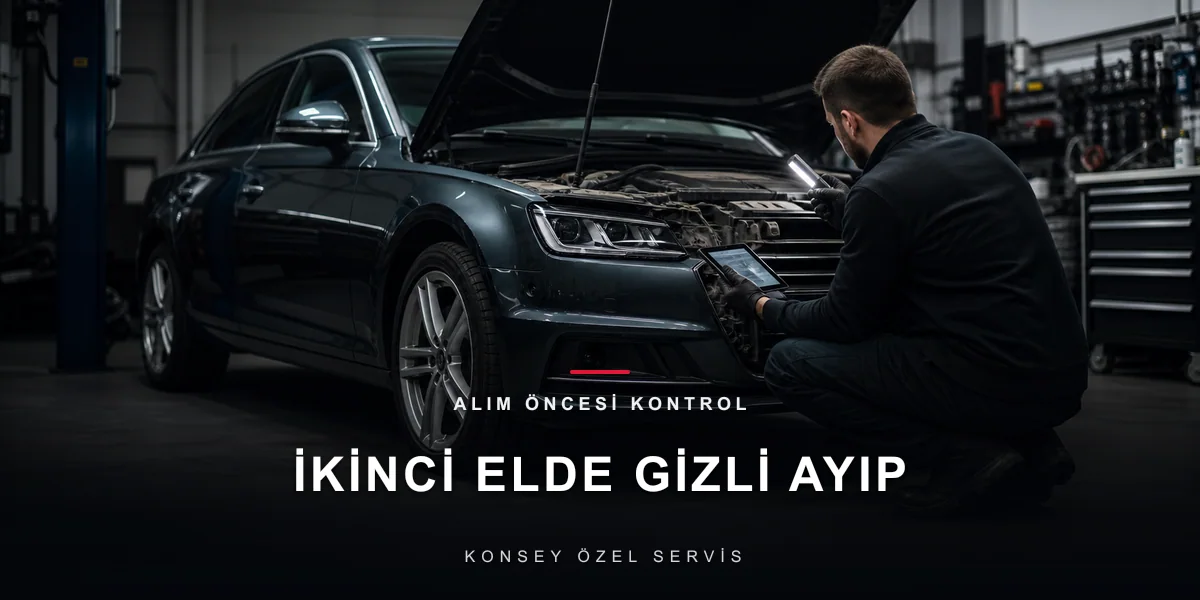 İkinci Elde Gizli Ayıp: Satıcı Sorumluluğu ve Servis Raporunun Gücü için Konsey Özel Servis görseli