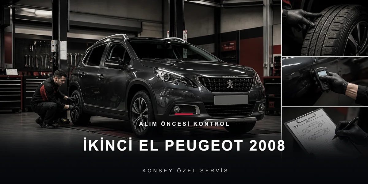 İkinci El Peugeot 2008 Alma Rehberi: Şık SUV'un Kontrolü için Konsey Özel Servis görseli