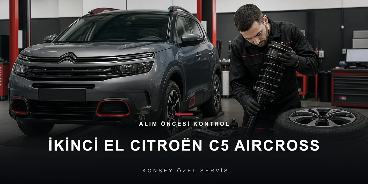 İkinci El Citroën C5 Aircross Alma Rehberi: Konfor Süspansiyon Kontrolü için Konsey Özel Servis görseli