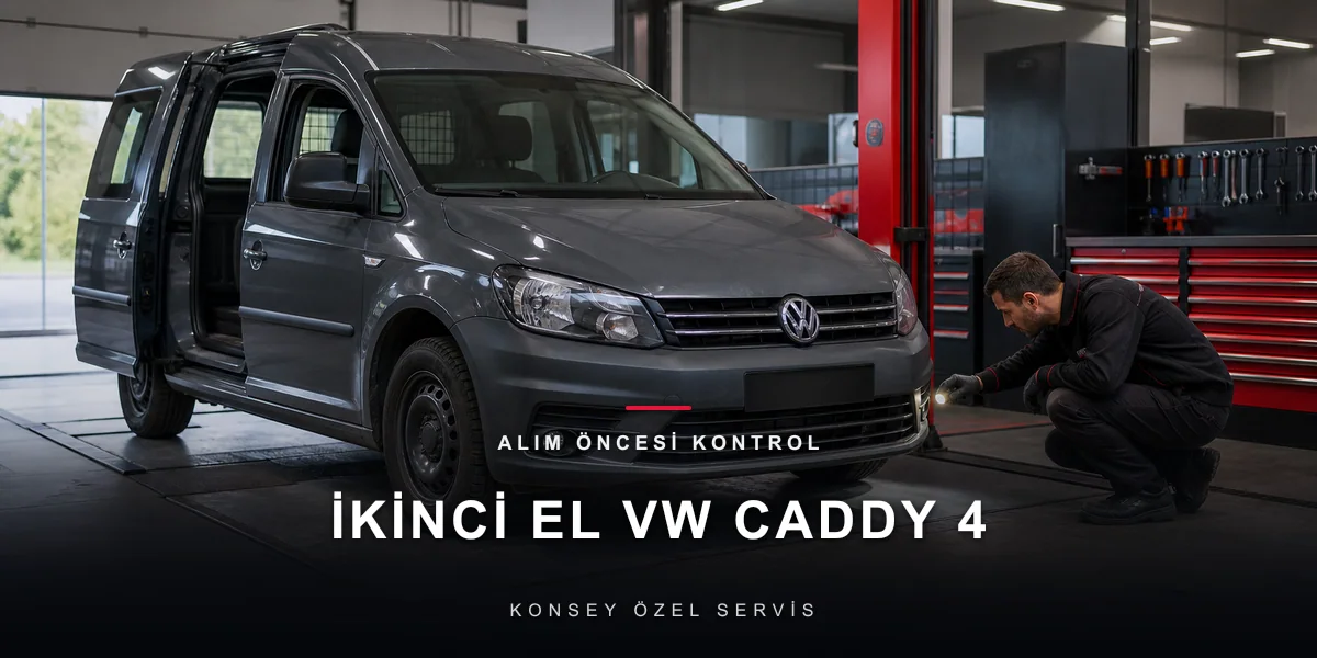 İkinci El VW Caddy Alma Rehberi: Esnaf Klasiğinde Şasi ve Yük İzleri için Konsey Özel Servis görseli
