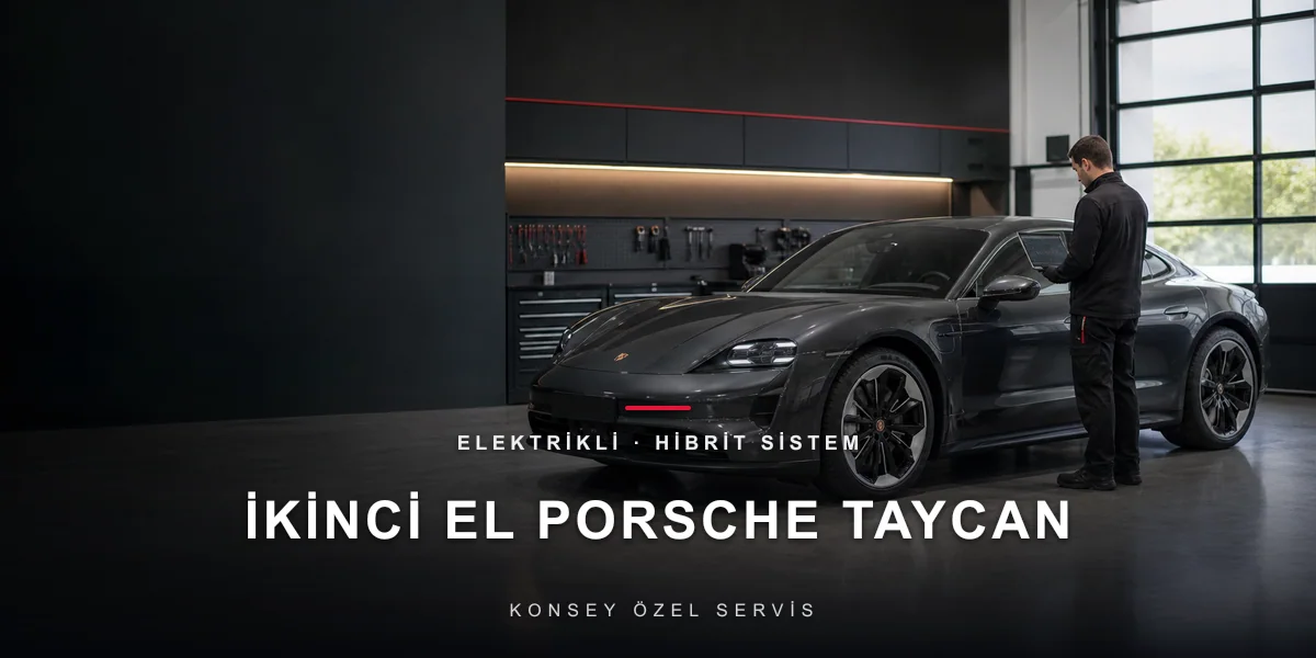 İkinci El Porsche Taycan Alma Rehberi: Batarya SoH Raporu Nasıl Okunur? için Konsey Özel Servis görseli