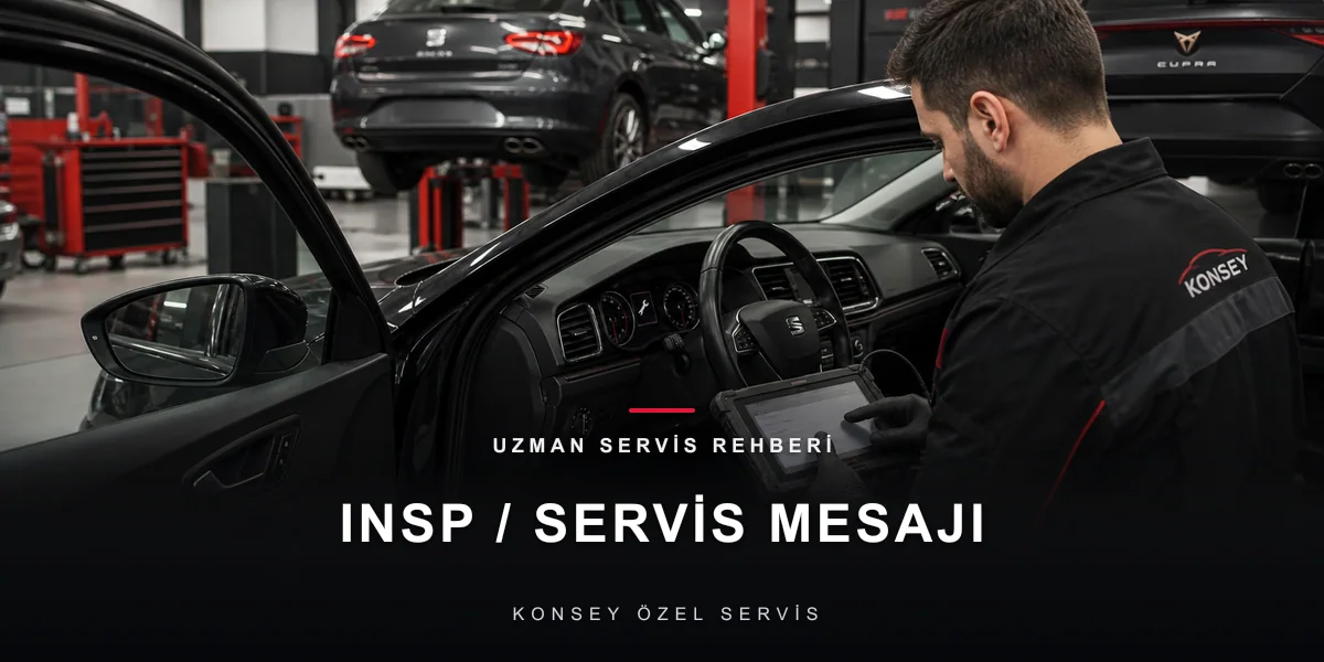 INSP / Service Mesajı ve Sıfırlama — VAG Servis Aralığı Rehberi için Konsey Özel Servis görseli