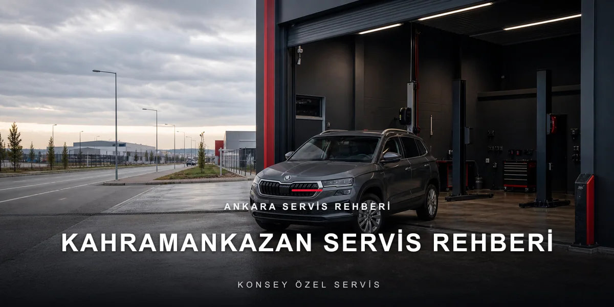 Kahramankazan'da Oto Servis: Sanayi Komşusu Uzmanlık için Konsey Özel Servis görseli