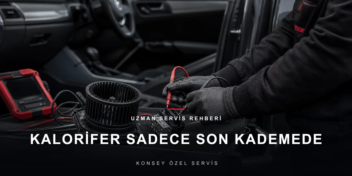 Kalorifer Fanı Sadece Son Kademede Çalışıyor: Rezistans Klasiği için Konsey Özel Servis görseli