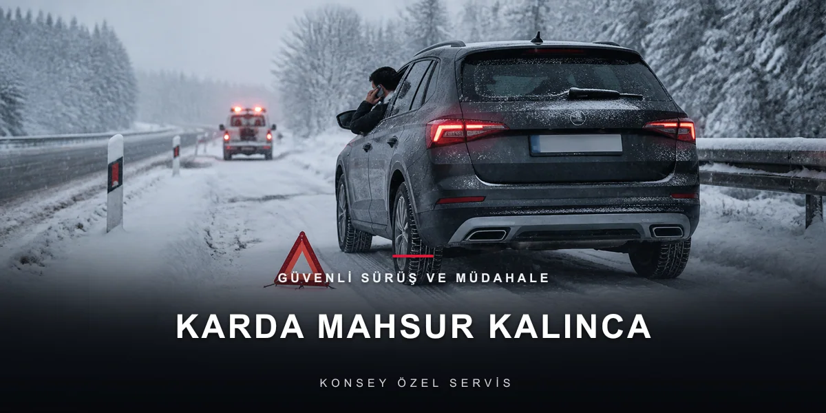 Karda Mahsur Kalınca: Kurtulma Teknikleri ve Bekleme Kuralları için Konsey Özel Servis görseli