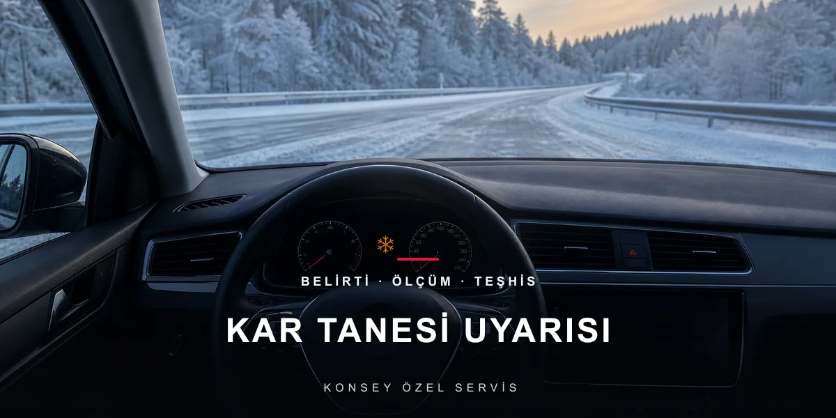Kar Tanesi İşareti Ne Demek? Buzlanma Uyarısını Doğru Okumak için Konsey Özel Servis görseli