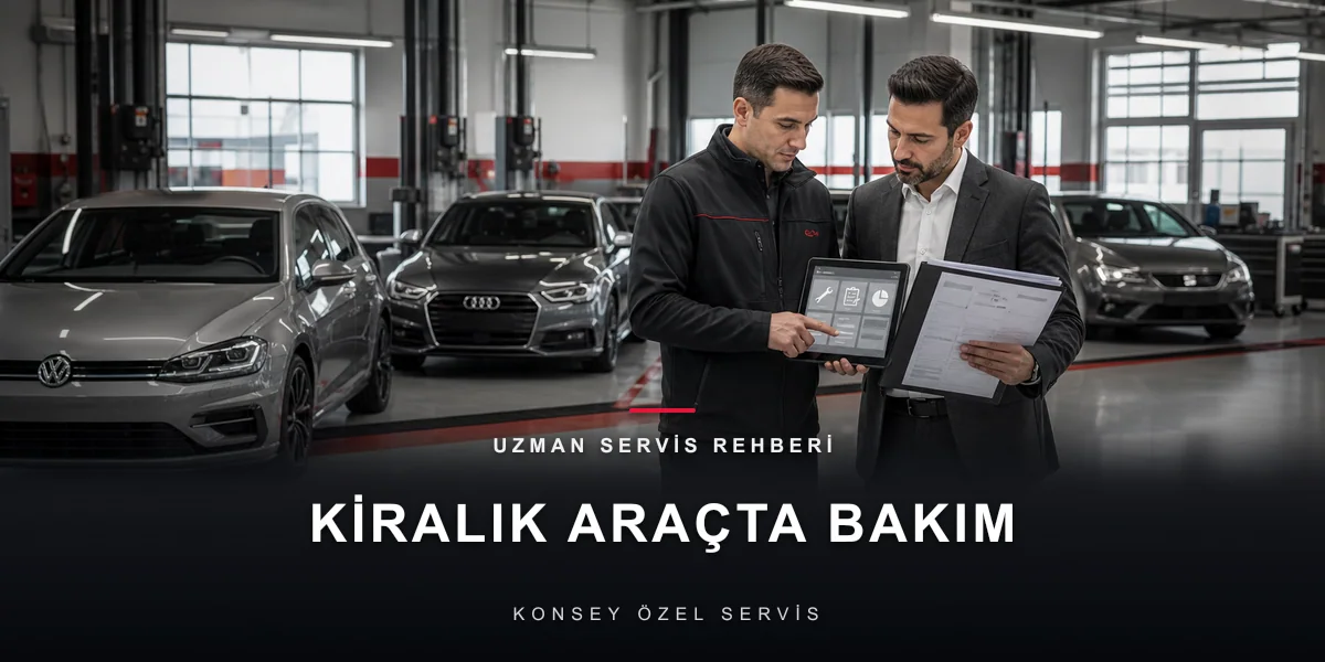 Operasyonel Kiralamada Bakım Kimde? Sözleşme Okuma Rehberi için Konsey Özel Servis görseli