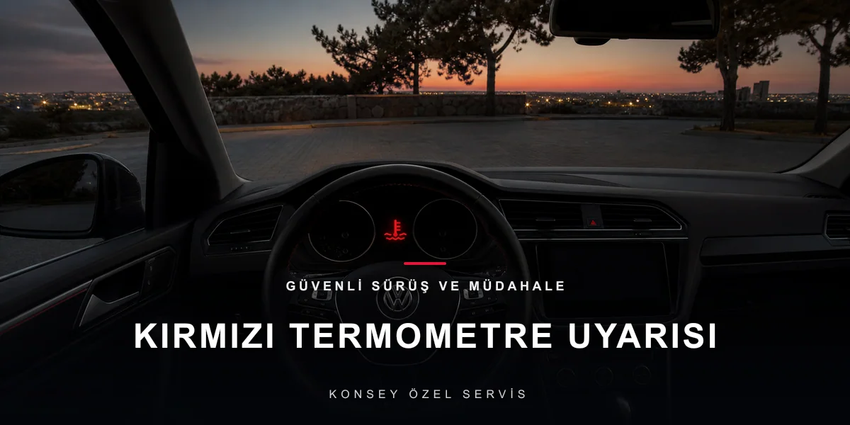 Kırmızı Termometre İşareti Yandı — Hararet Protokolü için Konsey Özel Servis görseli