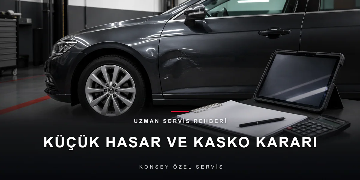Küçük Hasarı Kaskoya Bildirmeli mi? Hasarsızlık İndirimi Matematiği için Konsey Özel Servis görseli