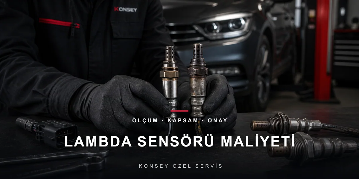 Lambda (Oksijen) Sensörü Fiyatı: Ön-Arka ve Kalite Farkı için Konsey Özel Servis görseli
