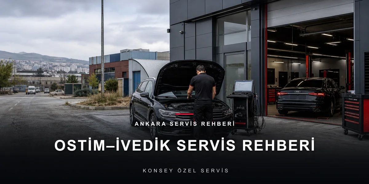 Ostim–İvedik Sanayi'de Özel Servis: Usta Pratiği, Cihaz Teşhisi için Konsey Özel Servis görseli