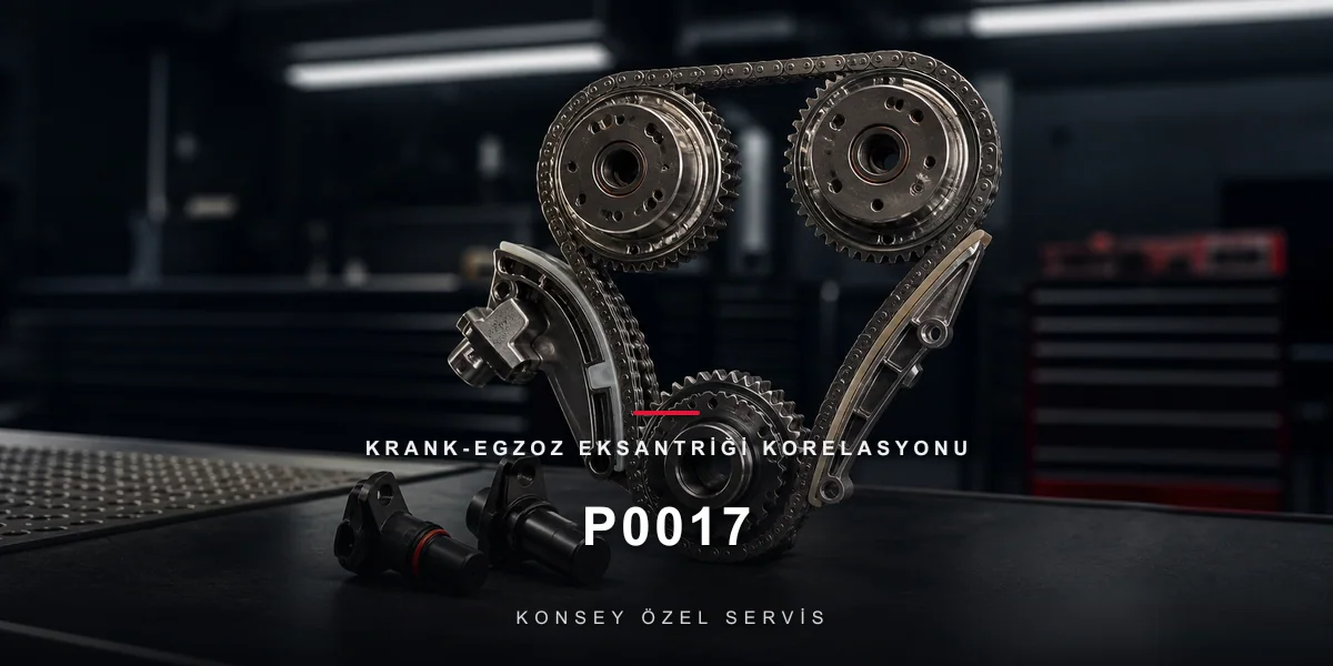 P0017 Arıza Kodu: Krank-Egzoz Eksantriği Korelasyonu için Konsey Özel Servis görseli