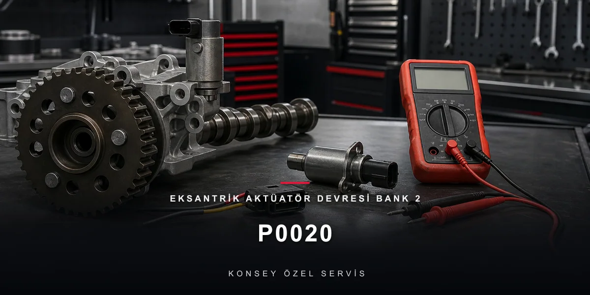 P0020 Arıza Kodu: Eksantrik Aktüatör Devresi Bank 2 için Konsey Özel Servis görseli
