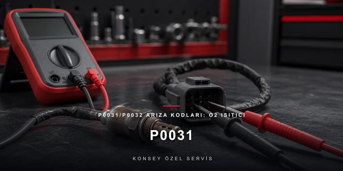P0031/P0032 Arıza Kodları: O2 Isıtıcı Düşük-Yüksek (B1S1) için Konsey Özel Servis görseli