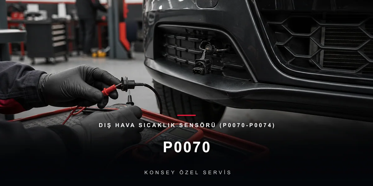 P0070 Arıza Kodu: Dış Hava Sıcaklık Sensörü (P0070-P0074) için Konsey Özel Servis görseli