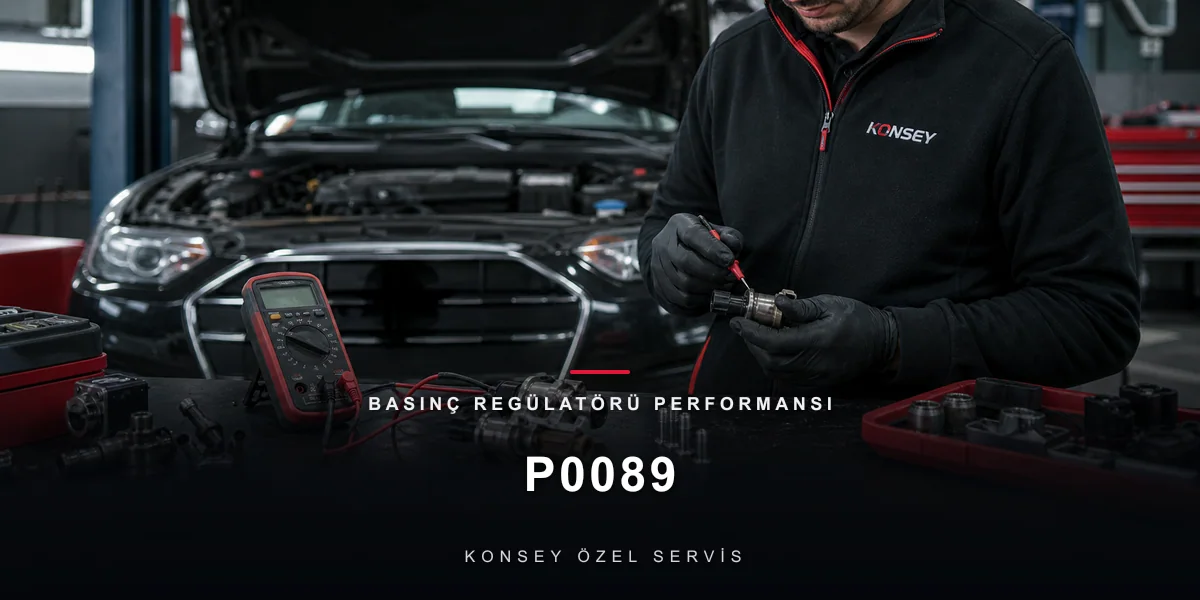 P0089 Arıza Kodu: Basınç Regülatörü Performansı — Dozlayamayan Valf için Konsey Özel Servis görseli