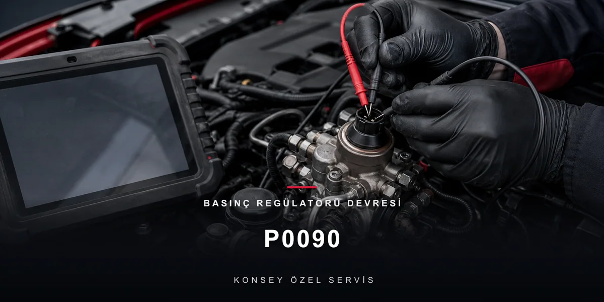 P0090 Arıza Kodu: Basınç Regülatörü Devresi — Elektrik Tarafı için Konsey Özel Servis görseli