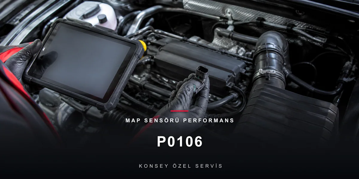 P0106 Arıza Kodu: MAP Sensörü Performans — Manifold Basıncının Şüpheli Raporu için Konsey Özel Servis görseli