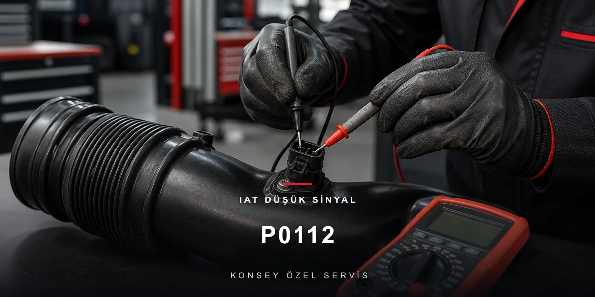 P0112 Arıza Kodu: IAT Düşük Sinyal — Motor 'Çöl Sıcağı' Sanıyor için Konsey Özel Servis görseli