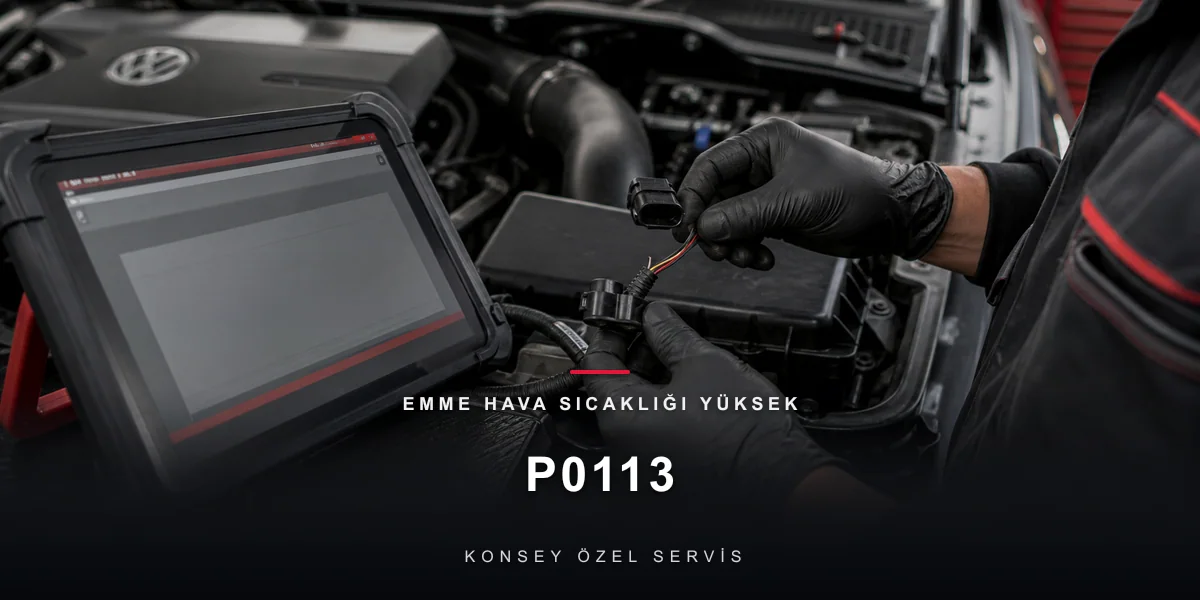 P0113 Arıza Kodu: Emme Hava Sıcaklığı Yüksek — IAT Sensörünün Kopukluğu için Konsey Özel Servis görseli