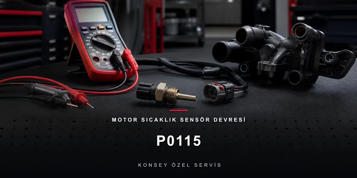 P0115 Arıza Kodu: Motor Sıcaklık Sensör Devresi — ECT Şemsiyesi için Konsey Özel Servis görseli