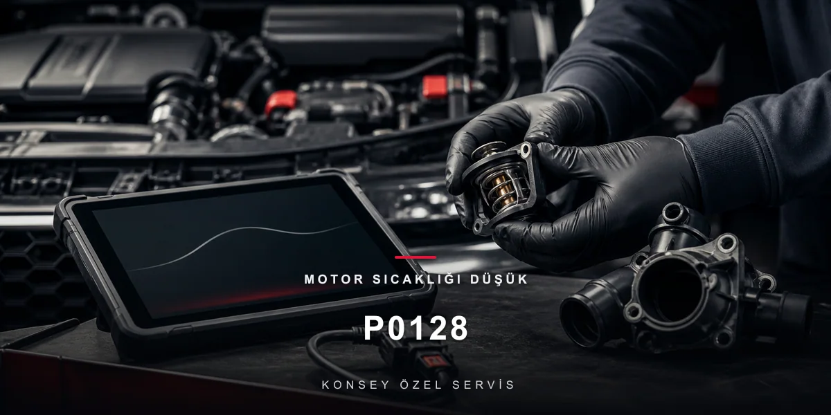 P0128 Arıza Kodu: Motor Sıcaklığı Düşük — Termostatın İtirafı için Konsey Özel Servis görseli