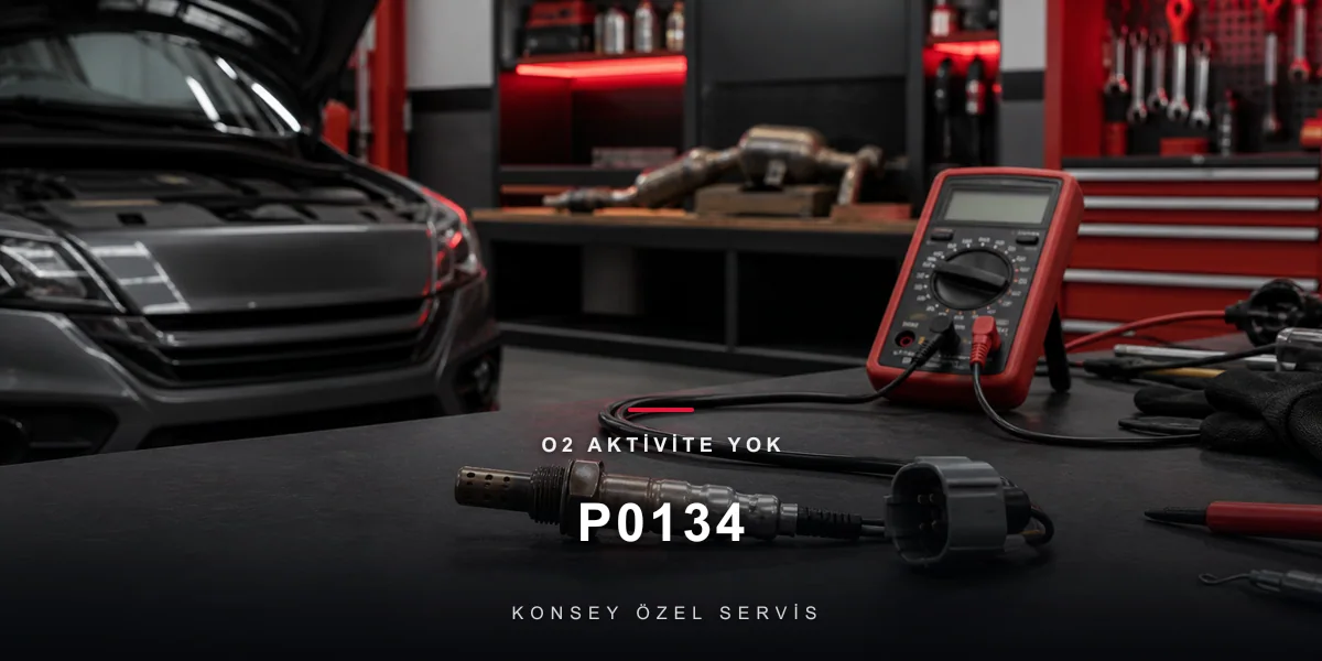 P0134 Arıza Kodu: O2 Aktivite Yok — Susan Ön Lambda için Konsey Özel Servis görseli
