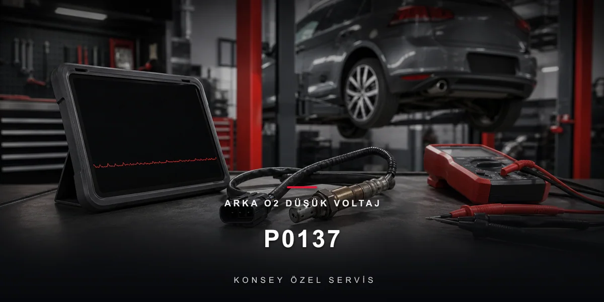 P0137 Arıza Kodu: Arka O2 Düşük Voltaj — Bekçinin Fakir Israrı için Konsey Özel Servis görseli