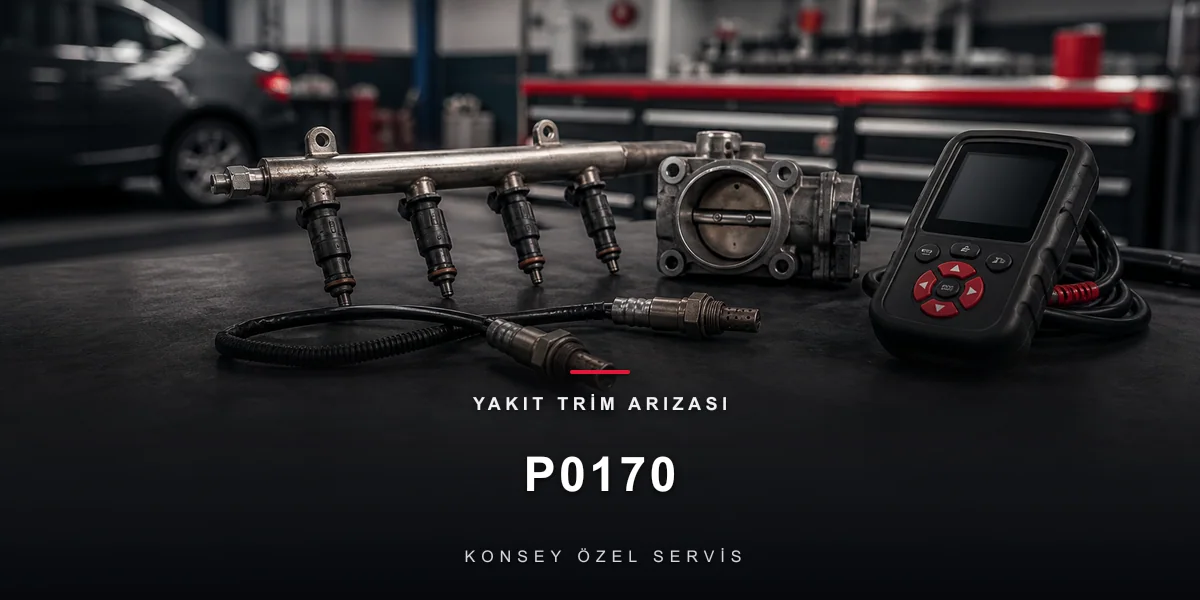 P0170 Arıza Kodu: Yakıt Trim Arızası — Terazinin Genel İhbarı için Konsey Özel Servis görseli
