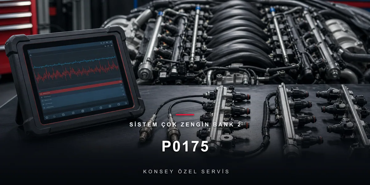 P0175 Arıza Kodu: Sistem Çok Zengin Bank 2 — V Motorun Zengin Tarafı için Konsey Özel Servis görseli