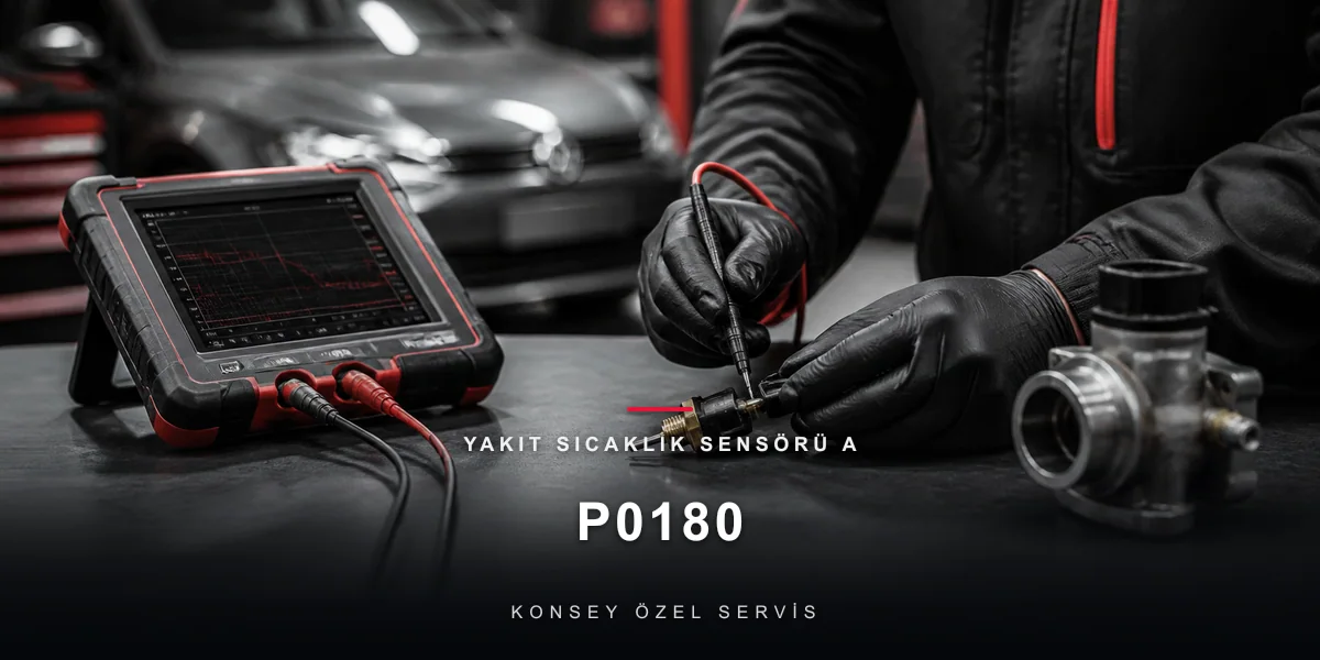 P0180 Arıza Kodu: Yakıt Sıcaklık Sensörü A — Dizelin Termometresi için Konsey Özel Servis görseli